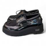 Scarpa barca nera  Slash Cult 