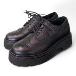 Scarpa francesina imperiale nera  Slash Cult 