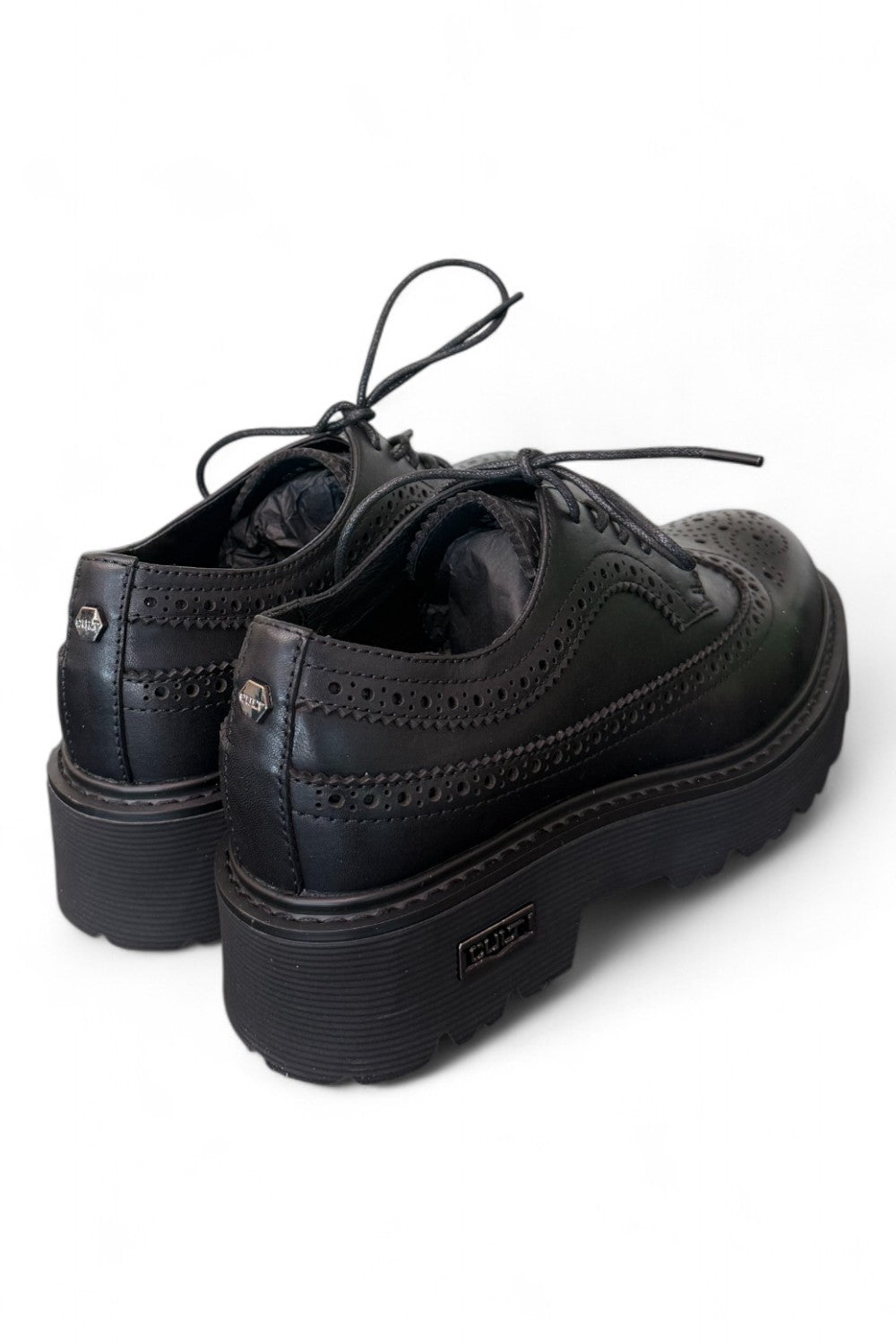 Scarpa francesina imperiale nera  Slash Cult 
