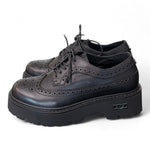 Scarpa francesina imperiale nera  Slash Cult 
