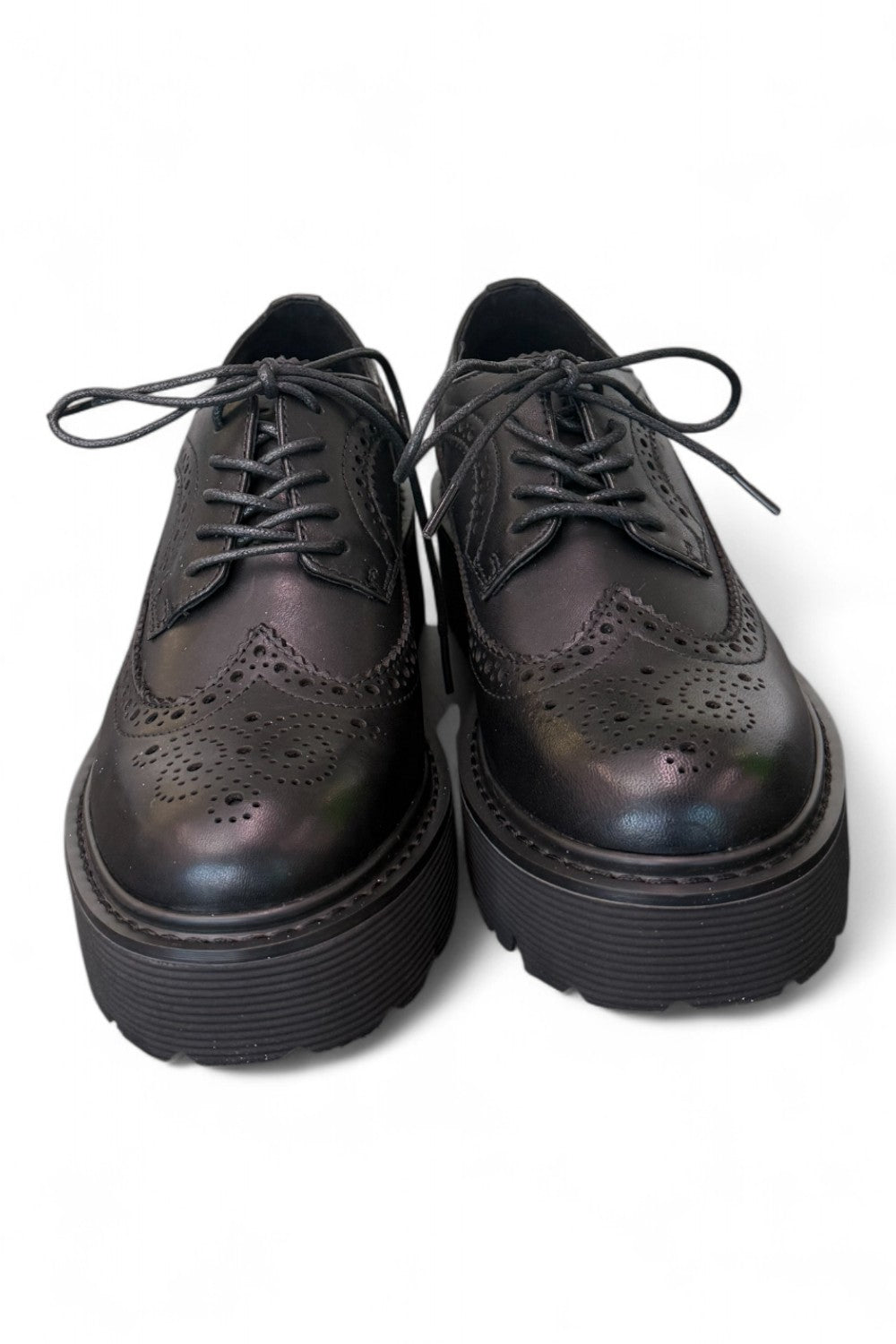 Scarpa francesina imperiale nera  Slash Cult 
