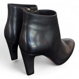 Stivaletto zip T80 pelle nera Elisa Lanci<BR/> 