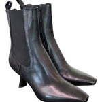 Stivaletto beatles T60 pelle nera Elisa Lanci<BR/> 