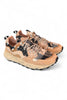 Flower Mountain Yamano 3 4D58 women's sneakers mud light brown checks