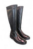 Francesco Brunelli black leather riding boot