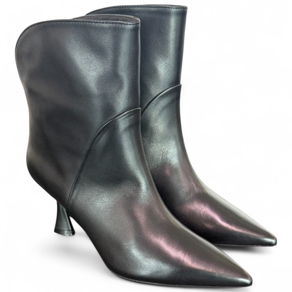Stivaletto pelle nera Isabelle Paris<BR/> 