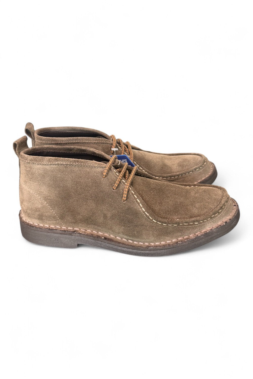 Polacco cucitura suede tortora Kebo 