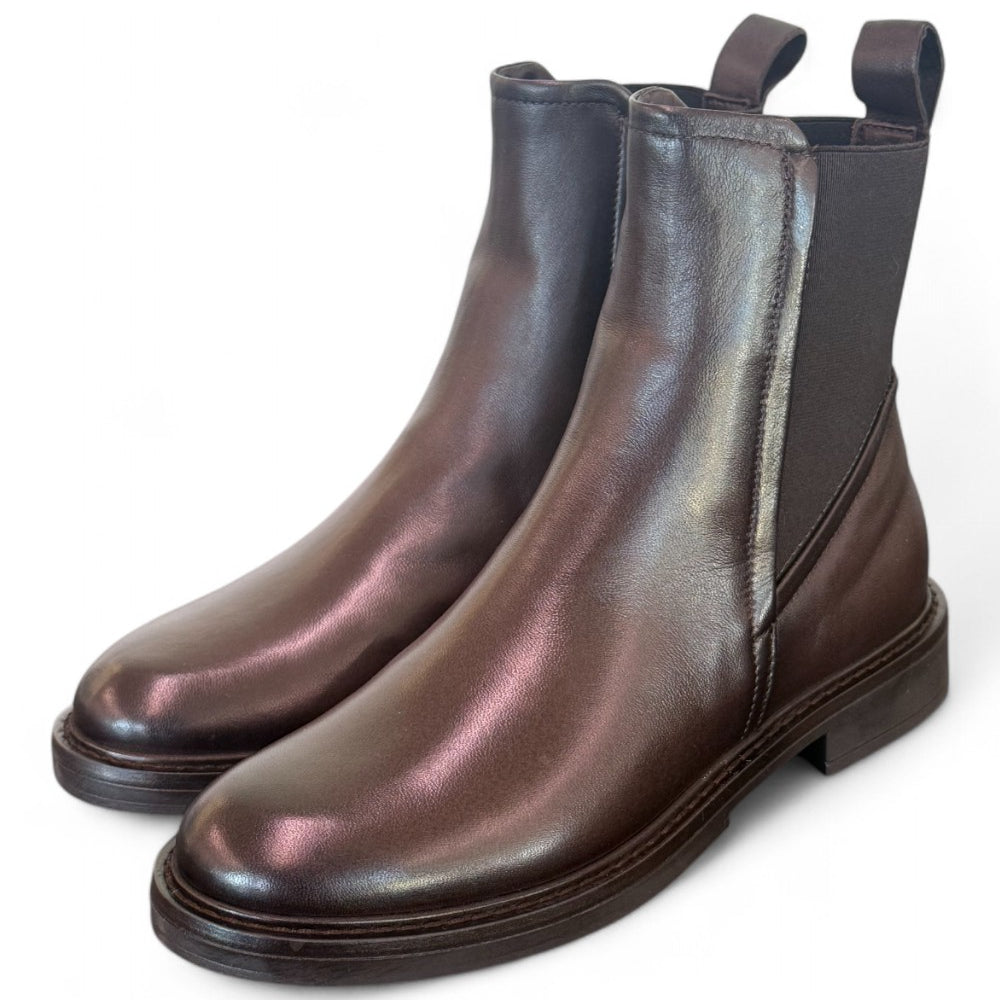 Stivaletto beatles pelle testa di moro Mjus<BR/> 