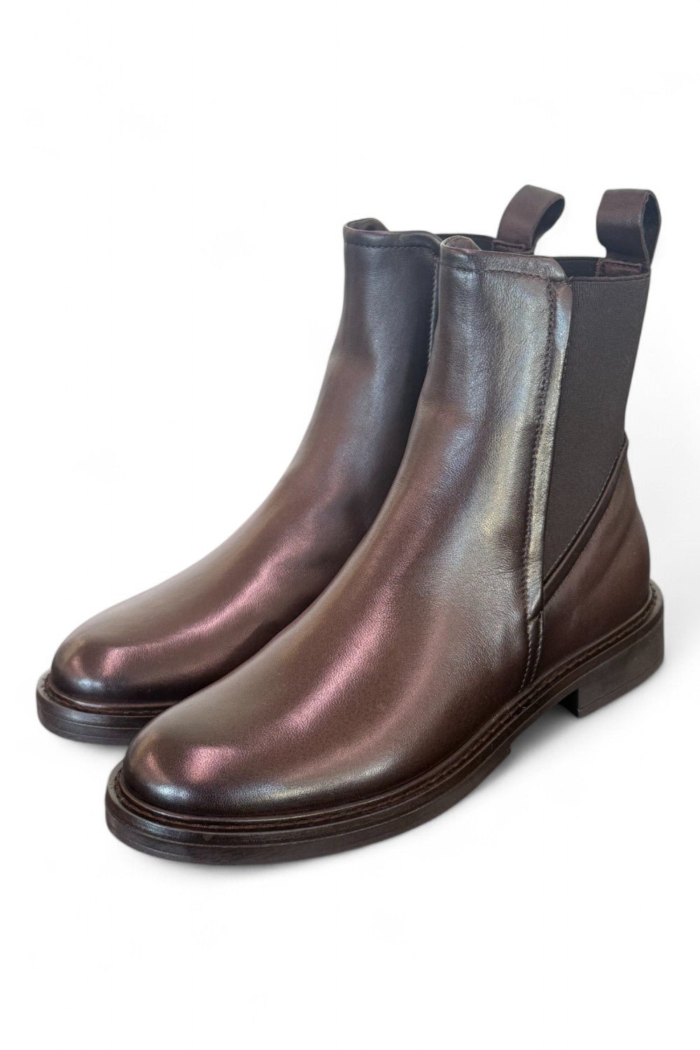 Stivaletto beatles pelle testa di moro Mjus<BR/> 