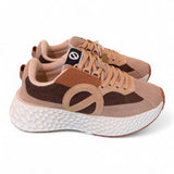 Sneaker donna Carter No Name velluto multicolor marrone 