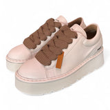 Scarpa allacciata donna Panchic P003 pelle avorio 