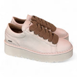 Scarpa allacciata donna Panchic P003 pelle avorio 