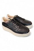 Sneaker donna Micol 7014 pelle nera