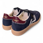 Sneaker uomo low suede blu Primabase <BR/> 