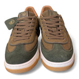 Sneaker uomo Hi suede verde Primabase <BR/> 