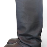 Stivale biker ghetta pelle nera Ranye <BR/> 