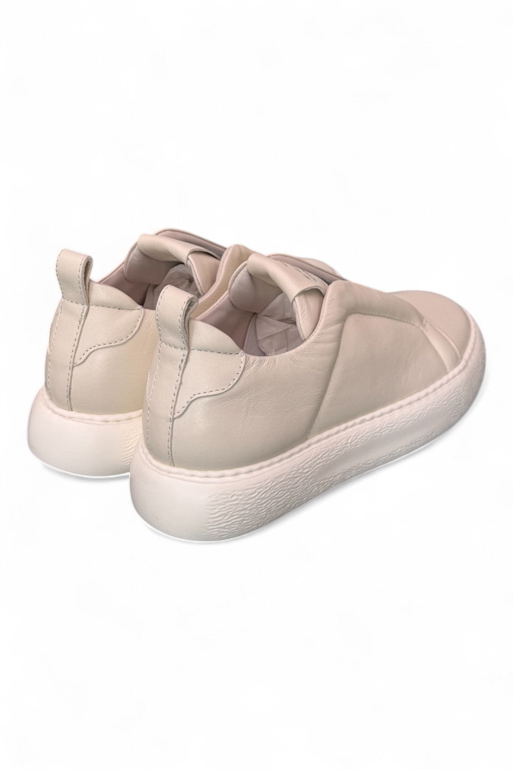 Sneaker slip on nappa panna Stokton 
