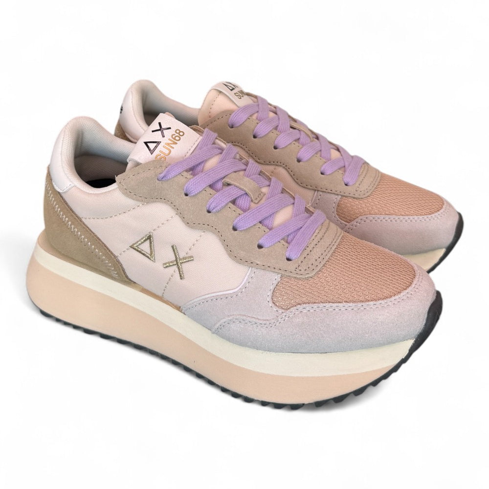 Sneaker donna Sun68 Big Ally beige 