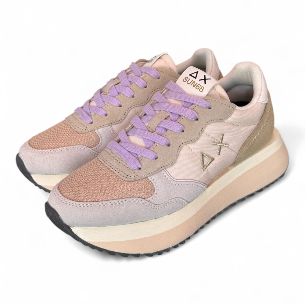 Sneaker donna Sun68 Big Ally beige 