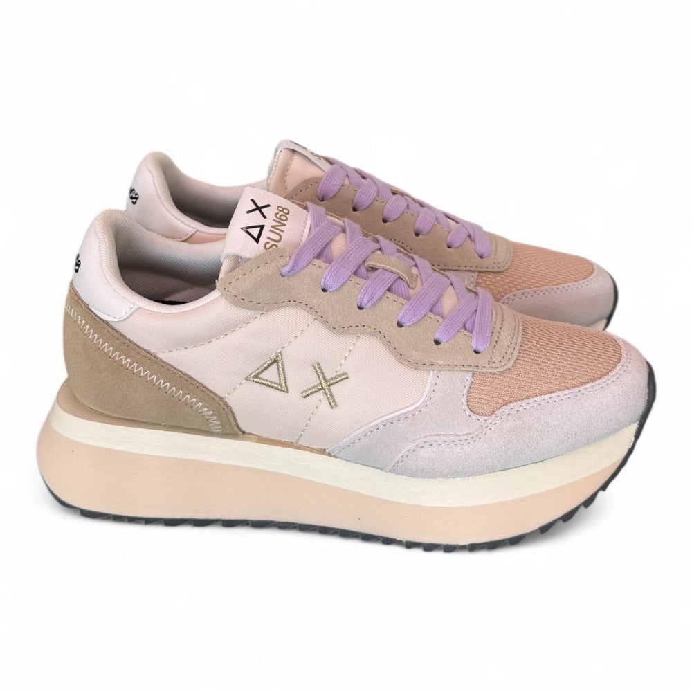 Sneaker donna Sun68 Big Ally beige 