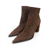 Stivaletto camoscio moro tc 80 Albano 
