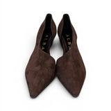 Semiaperto asimmetrico suede moro tc 90 Albano 