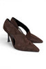 Semiaperto asimmetrico suede moro tc 90 Albano