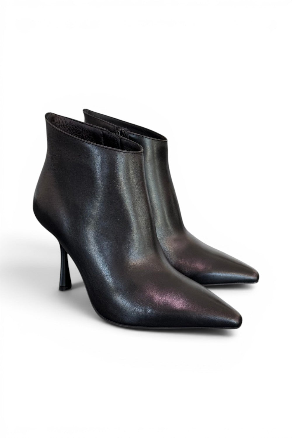 Stivaletto pelle nera tc 90 Albano 
