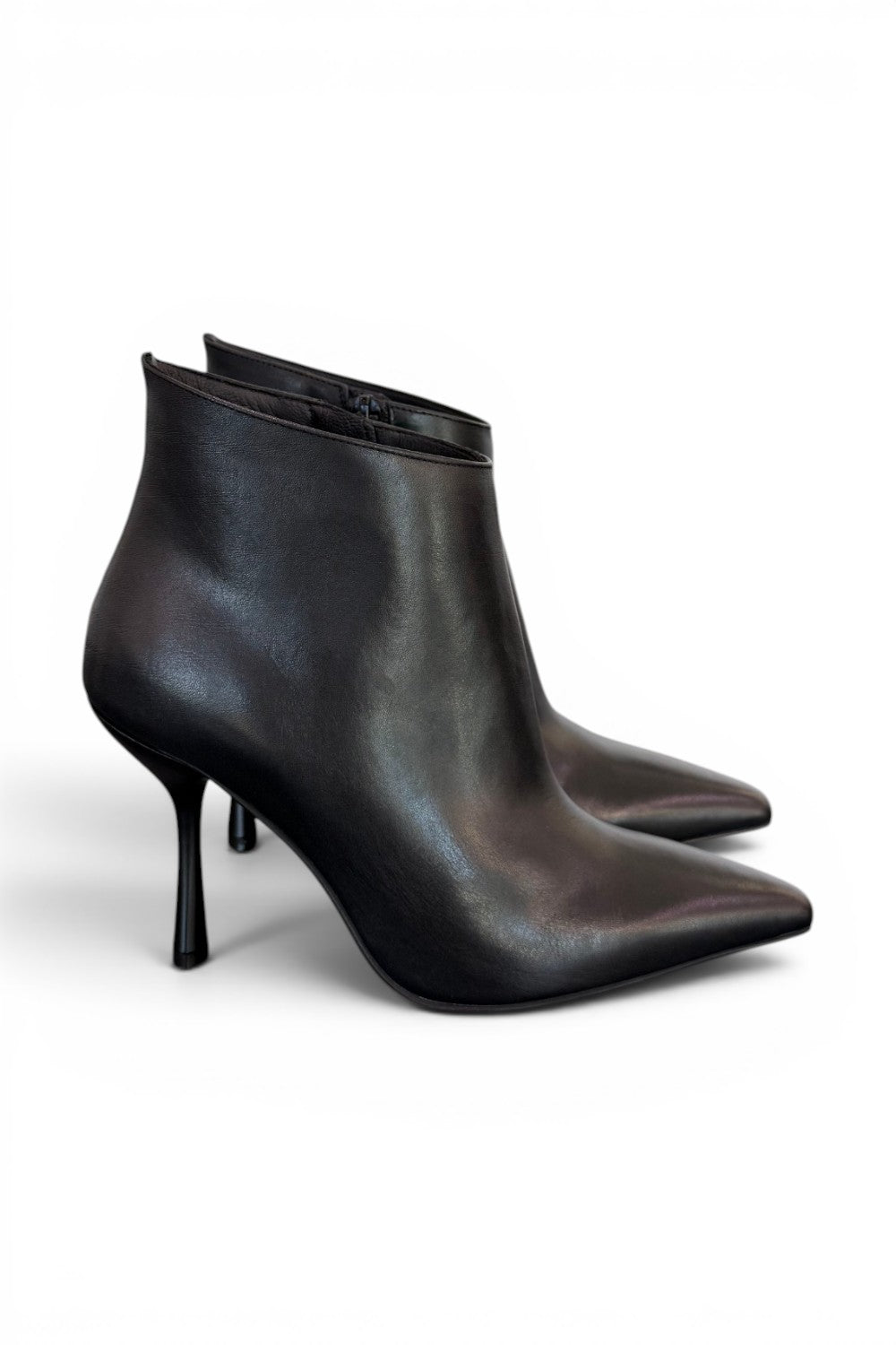 Stivaletto pelle nera tc 90 Albano 