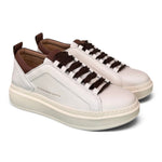 Sneaker uomo Alexander Smith Wembley white brown 