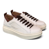 Sneaker uomo Alexander Smith Wembley white brown 
