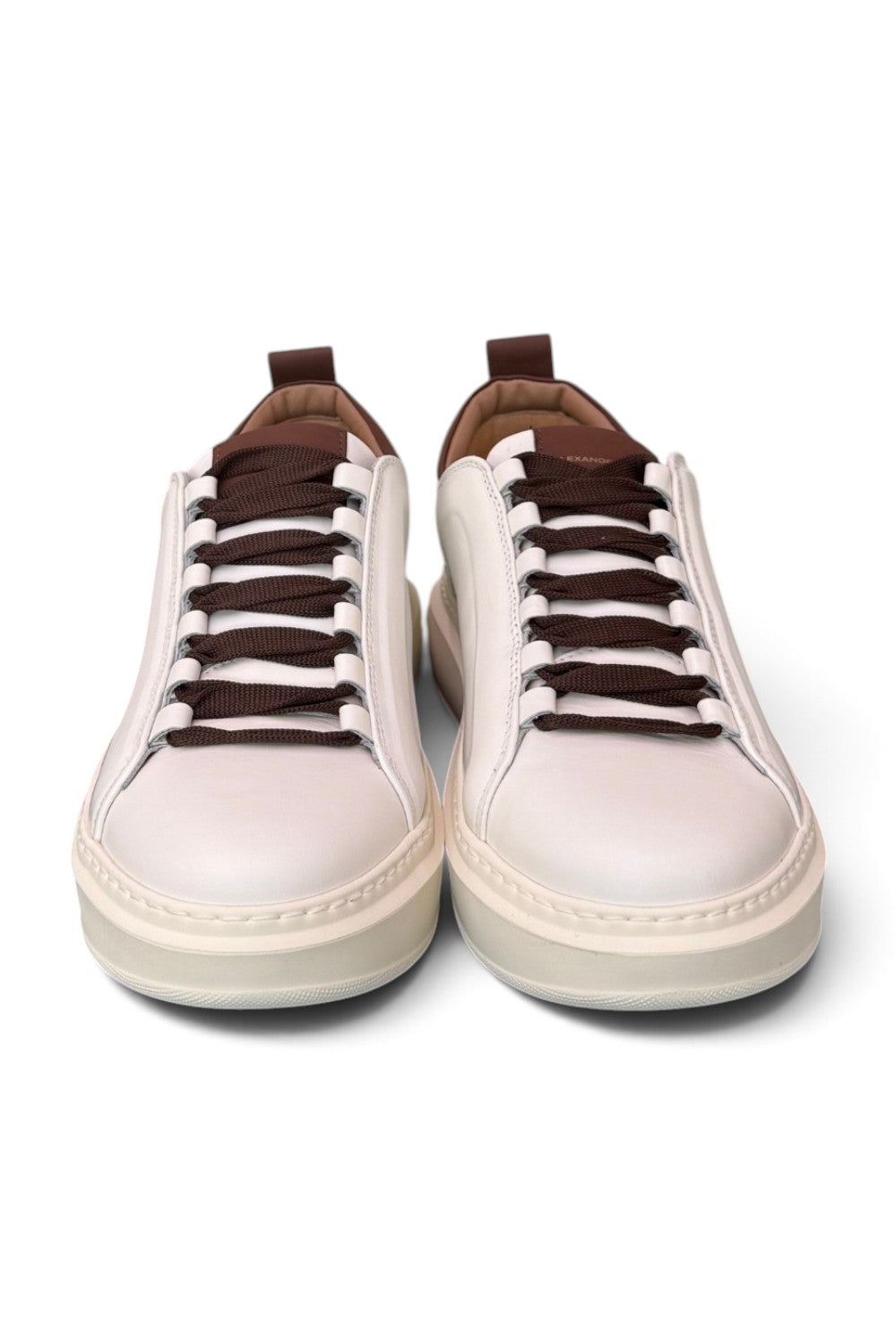 Sneaker uomo Alexander Smith Wembley white brown 
