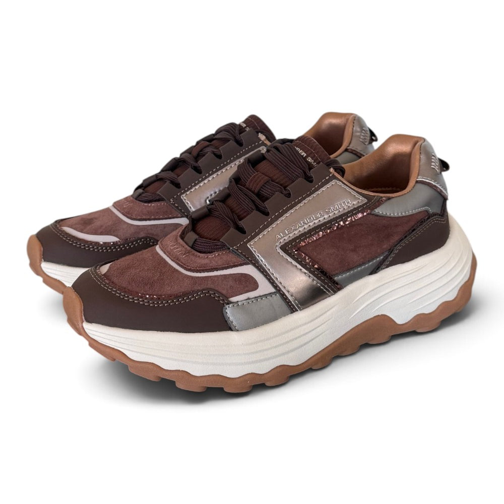 Sneaker donna Alexander Smith Windsor Dark Brown 