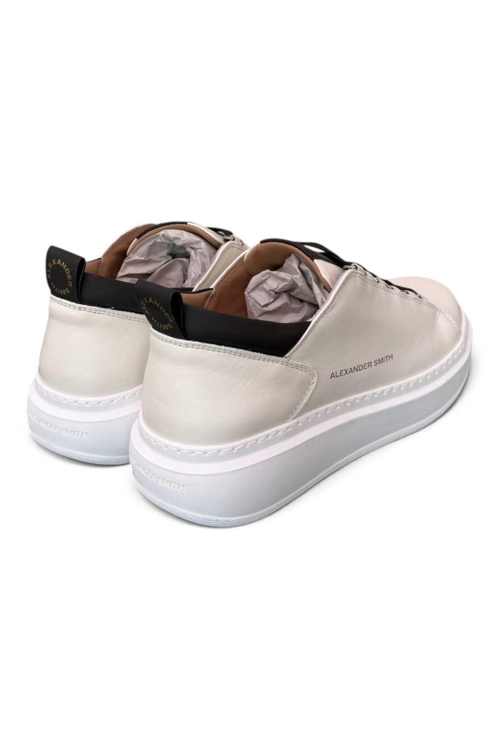 Sneaker uomo Alexander Smith Wembley white black 