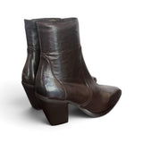 Stivaletto texano pelle moro Anima 