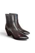 Stivaletto texano pelle moro Anima