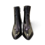 Stivaletto texano pelle nera Anima tacco 70 