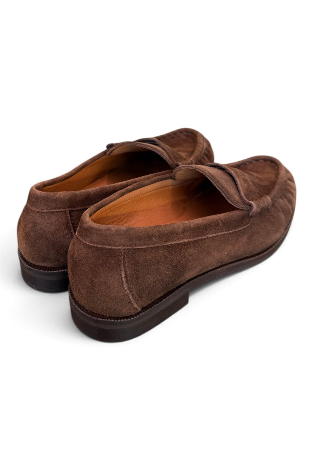 Mocassino arricciato suede moro Anima<BR/> 