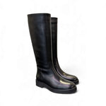 Stivaletto zip in pelle nera  Anima 