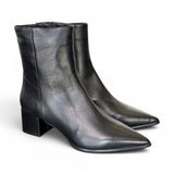 Stivaletto sfilato in pelle nera Anima T40 