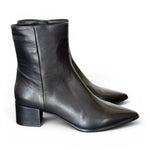 Stivaletto sfilato in pelle nera Anima T40 
