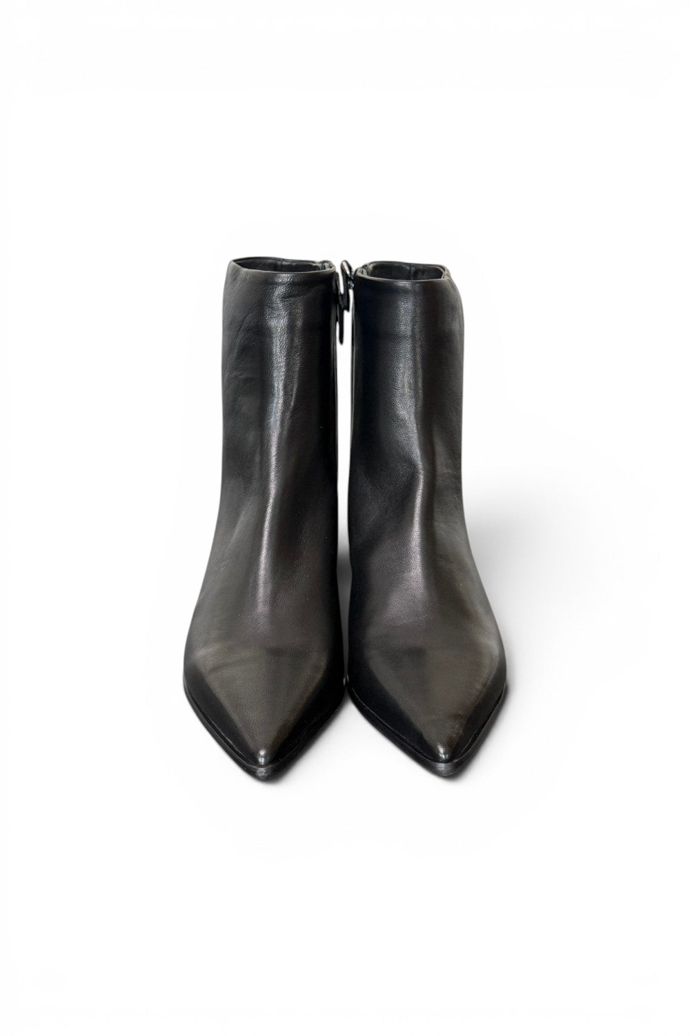 Stivaletto sfilato in pelle nera Anima T40 