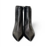 Stivaletto sfilato in pelle nera Anima T40 