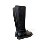 Stivaletto zip in pelle nera  Anima 