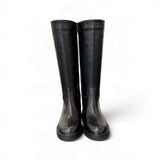 Stivaletto zip in pelle nera  Anima 