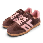 Sneaker Mohair coffee pink Back70 <BR/> 