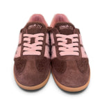 Sneaker Mohair coffee pink Back70 <BR/> 