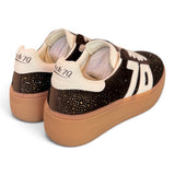 Sneaker XXL suede strass moro Back70 <BR/> 
