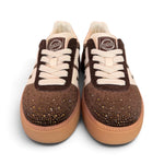 Sneaker XXL suede strass moro Back70 <BR/> 