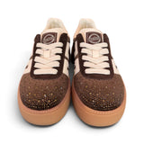 Sneaker XXL suede strass moro Back70 <BR/> 